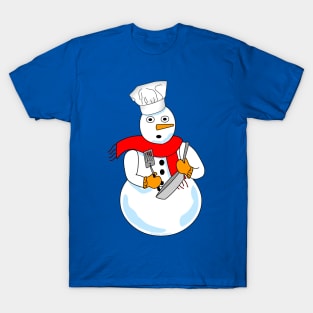 Snowman Chef T-Shirt